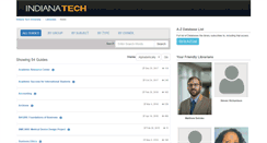 Desktop Screenshot of libguides.indianatech.edu